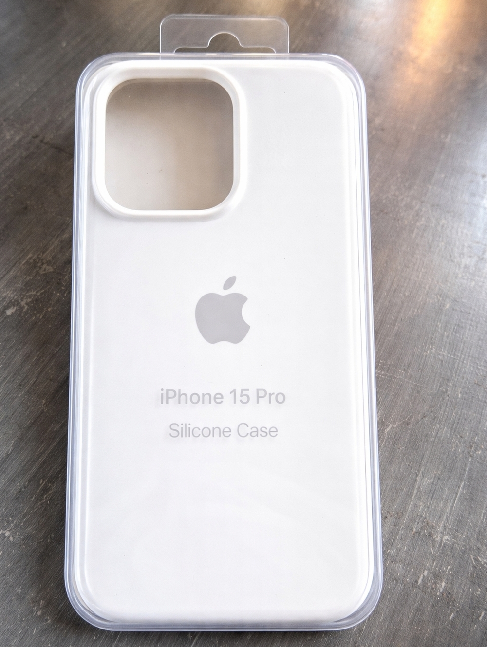 Genuine Apple iPhone 15 Pro Silicone Case White OEM Authentic Apple